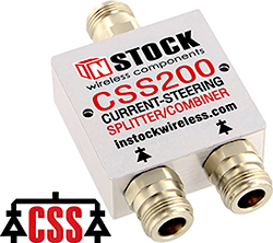 Current steering power divider combiner with fail-safe DC redundancy at both ports