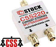 CSS220 - 2 Way, TNC, DC Fail-Safe Current Steering Splitter