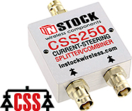 CSS250 - 2 Way, BNC, DC Fail-Safe Current Steering Splitter