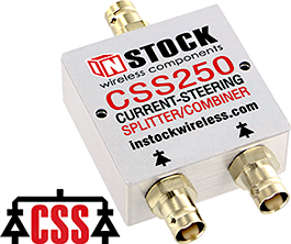 Current steering power divider combiner with fail-safe DC redundancy at both ports