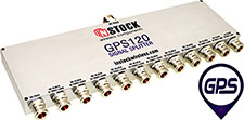 GPS120 - 12 Way, TNC, GPS / GNSS Signal Splitter