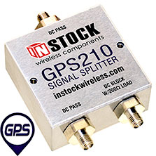 GPS Signal Splitter, 2 Way, SMA