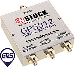 GPS Splitter, 3 Way, SMA