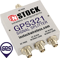 IP67 Weatherproof GPS  Splitter - 3 Way, TNC Female