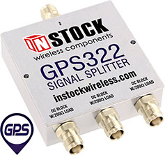 GPS Signal Splitter, 3 Way, TNC