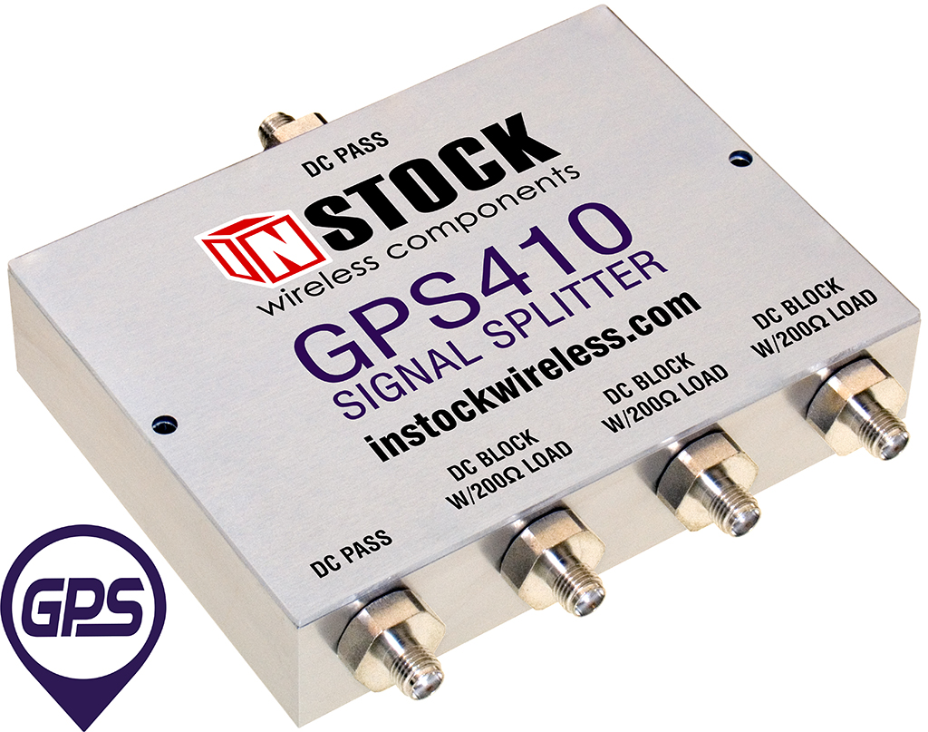 GPS, GLONASS, Galileo Splitter, Four Way, SMA, L1, L2, L3, L4 and L5, GNSS Splitter - INSTOCK Wireless