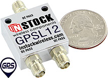 GPSL12 - Micro GPS Splitter, All Ports DC Pass