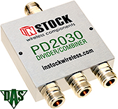 PD2030 - RoHS 3 Way, Type N, Power Divider Combiner