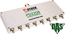 PD2208 - 8 Way Power Divider Combiner, SMA w/ Type N Sum Port