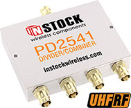 PD2541 - 4 Way, BNC, UHF/RFID Splitter