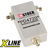 PD4720, RoHS, T Style, RF Splitter Combiner, 2 Way, SMA, 800-6000 MHz