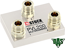 PVL200, Vertical Launch Power Combiner Divider, 2 Way, N Type